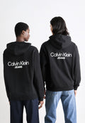 LOGO BACK PRINT HOODIE UNISEX - Hoodie - black