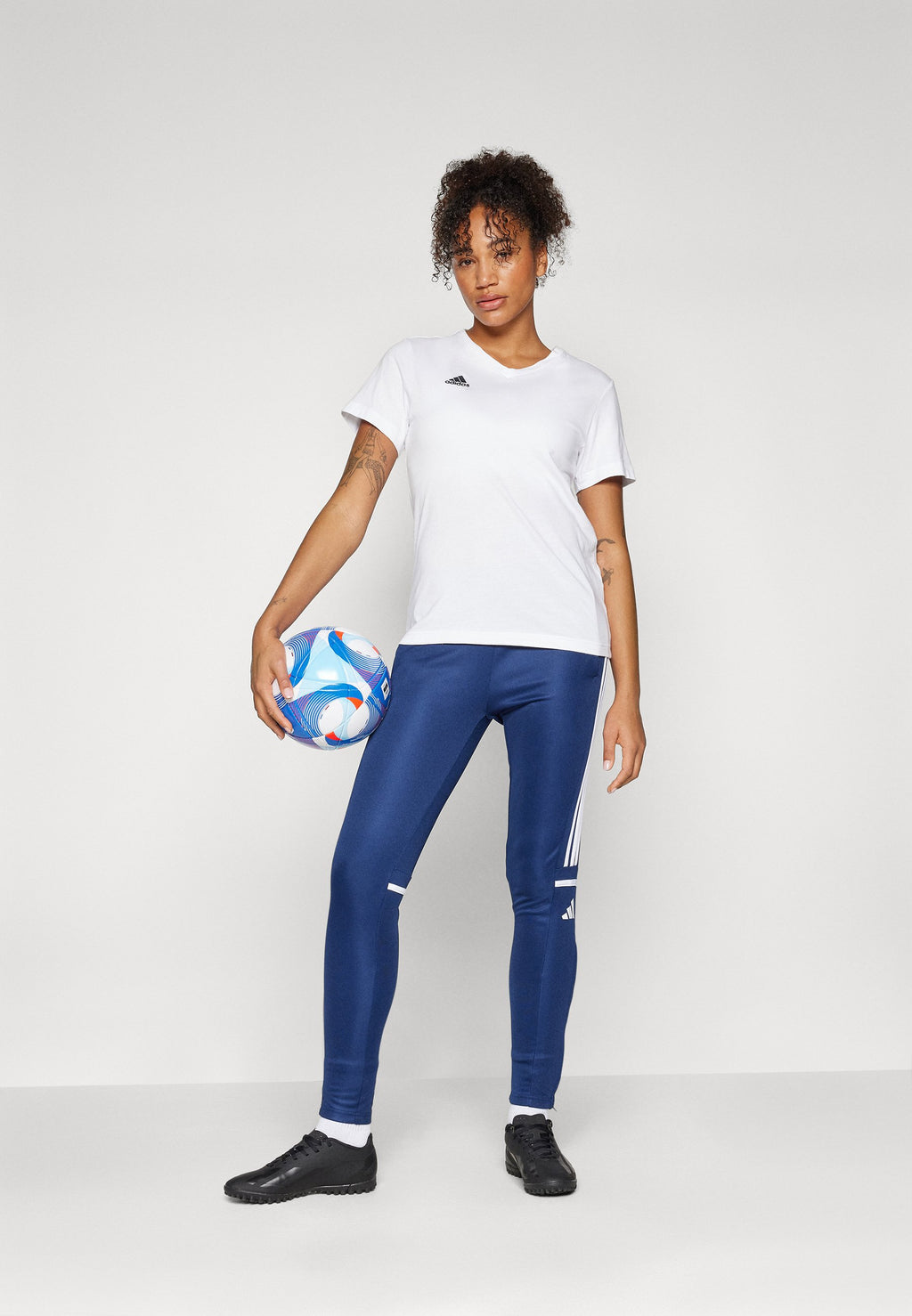 SQUADRA25 TRAINING PANT - Leggings - team navy blue/white