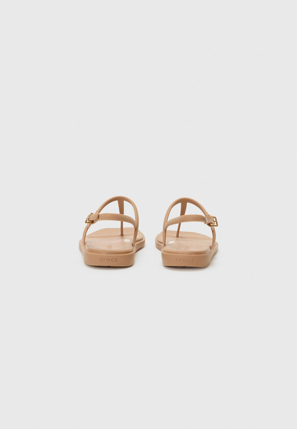 MIAMI - T-bar sandals - milk chocolate