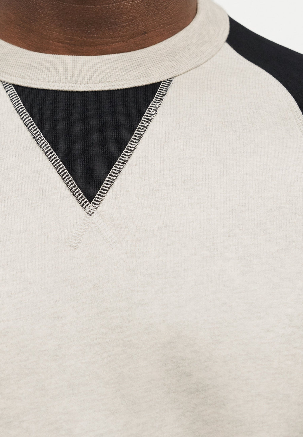 SHARPE - Sweatshirt - light grey/dark blue