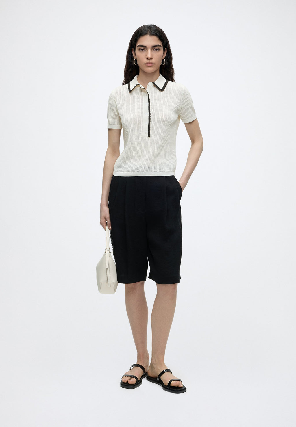 SLYSA - Polo shirt - open white