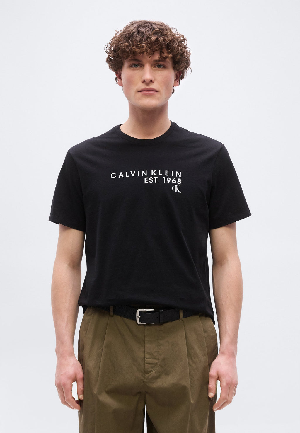 Print T-shirt - black