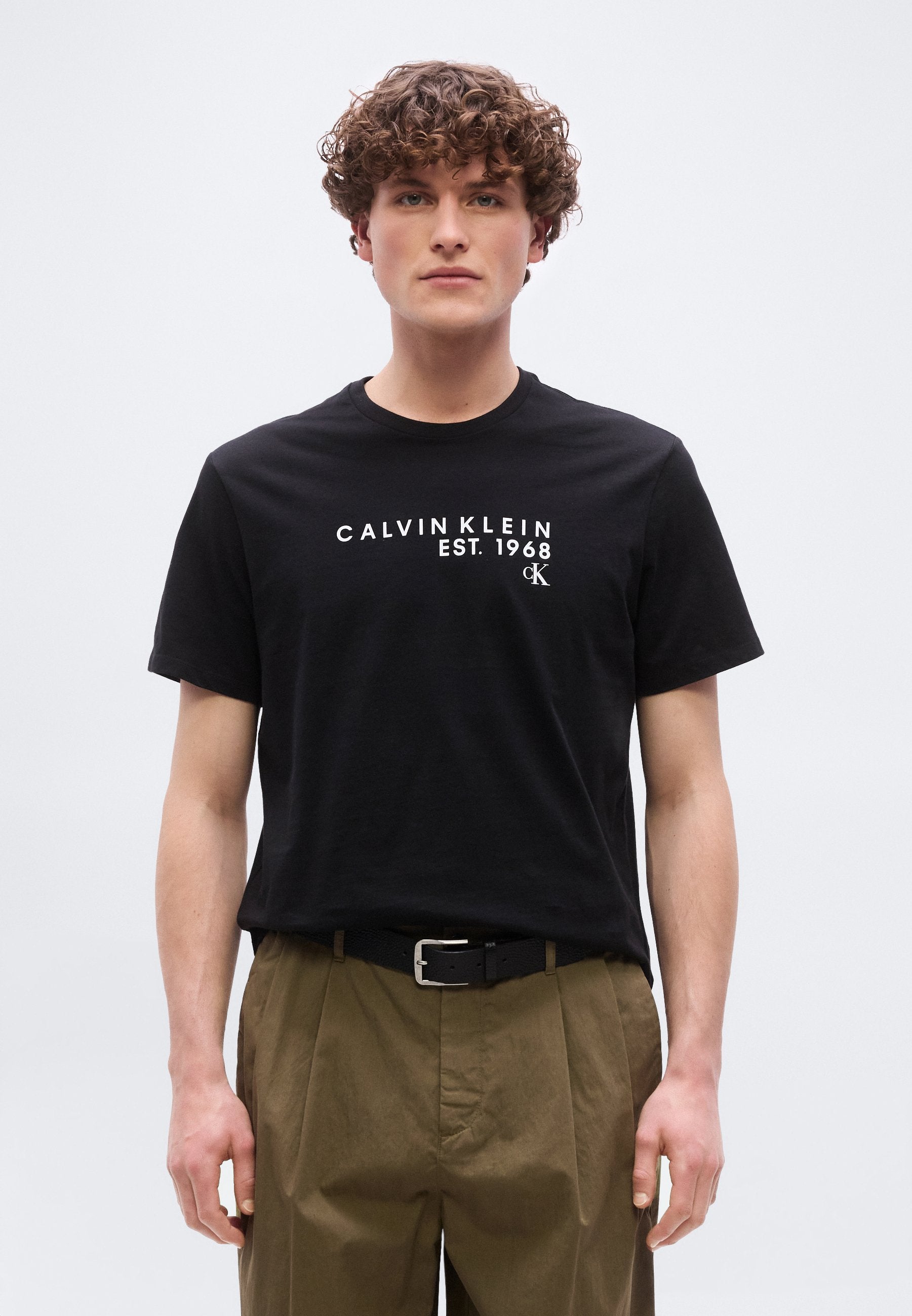 Print T-shirt - black