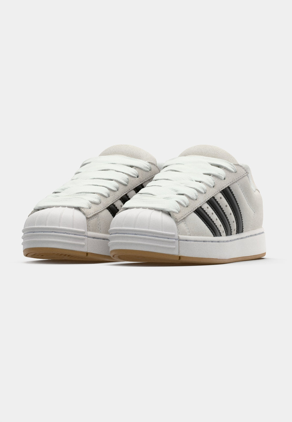 SUPERSTAR UNISEX - Kaykay ayakkabısı - crystal white/core black