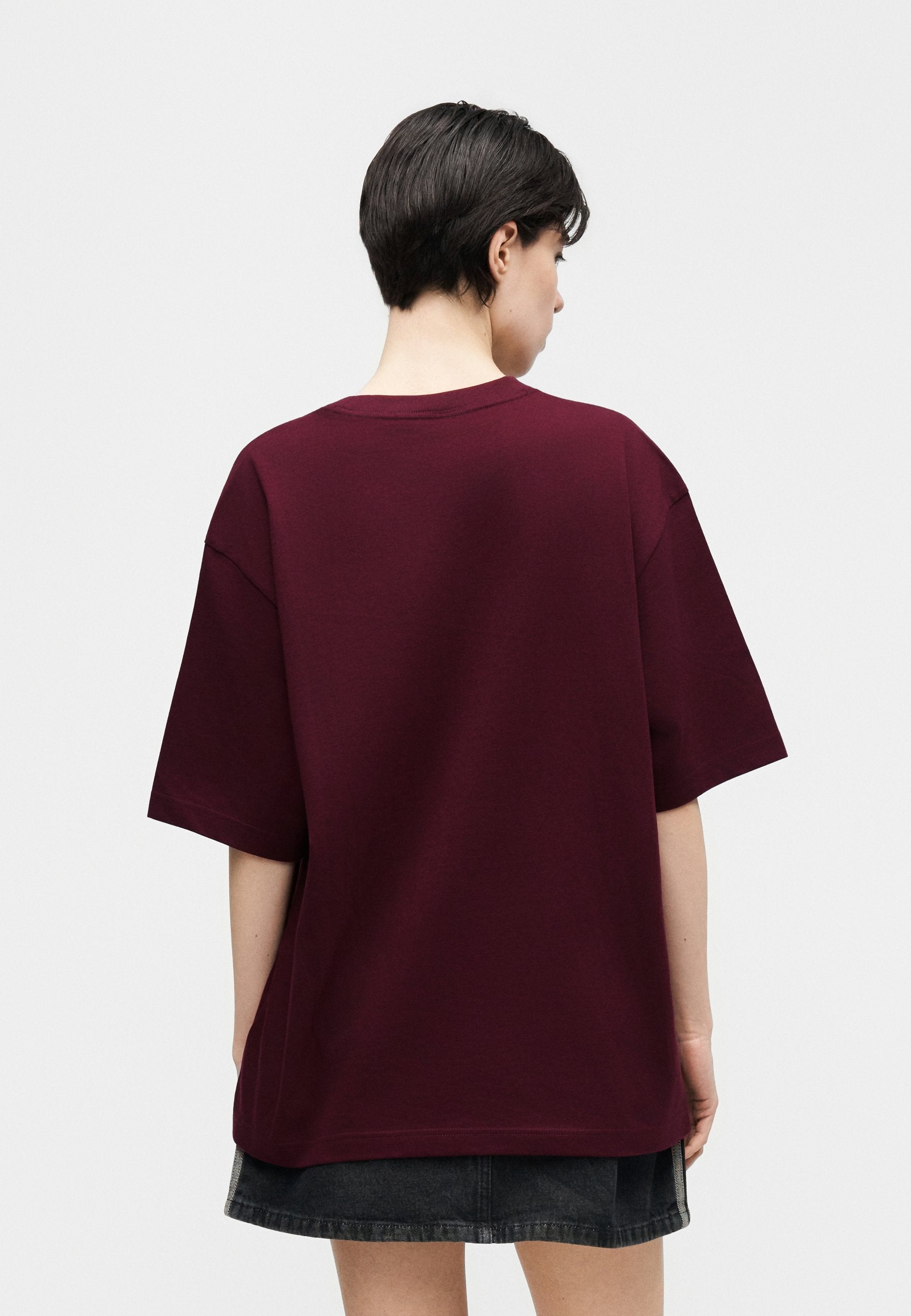 ESS TEE OS - Basic T-shirt - maroon
