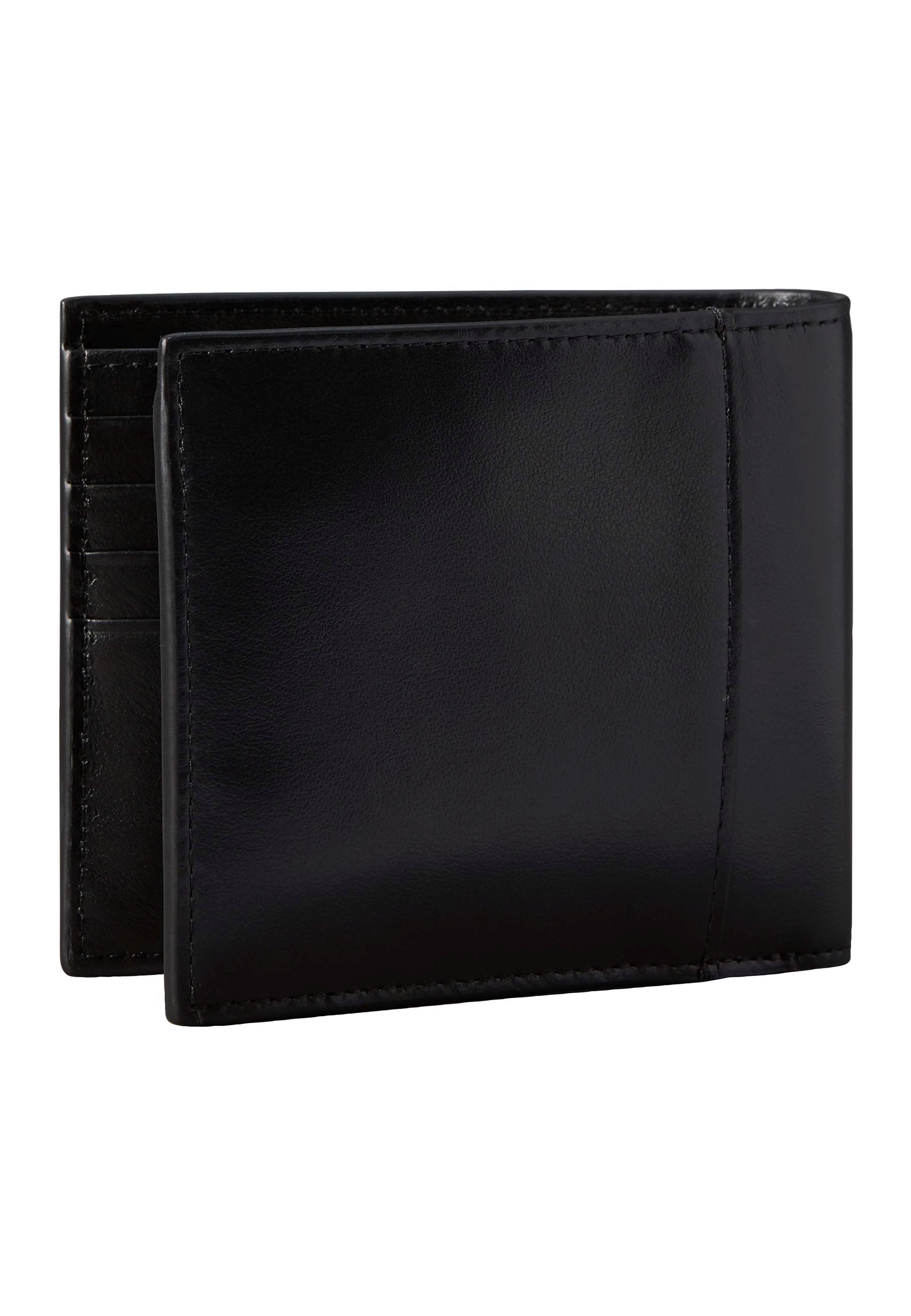 RAISED BILLFOLD COIN - Wallet - black