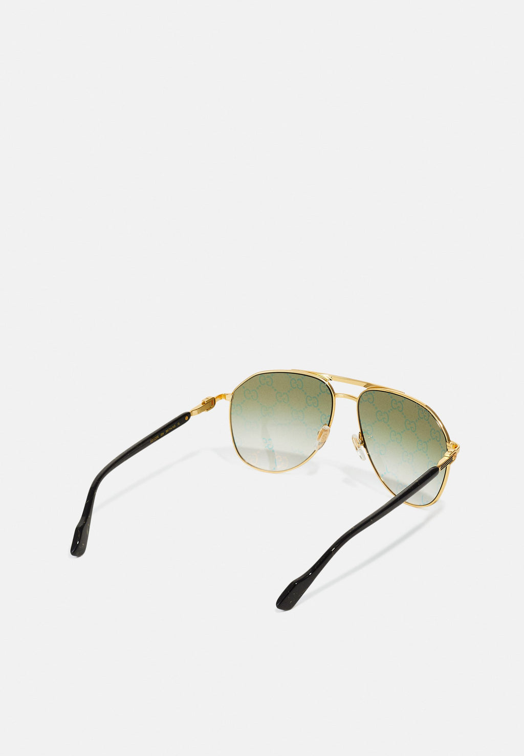 UNISEX - Sunglasses - gold-coloured/green
