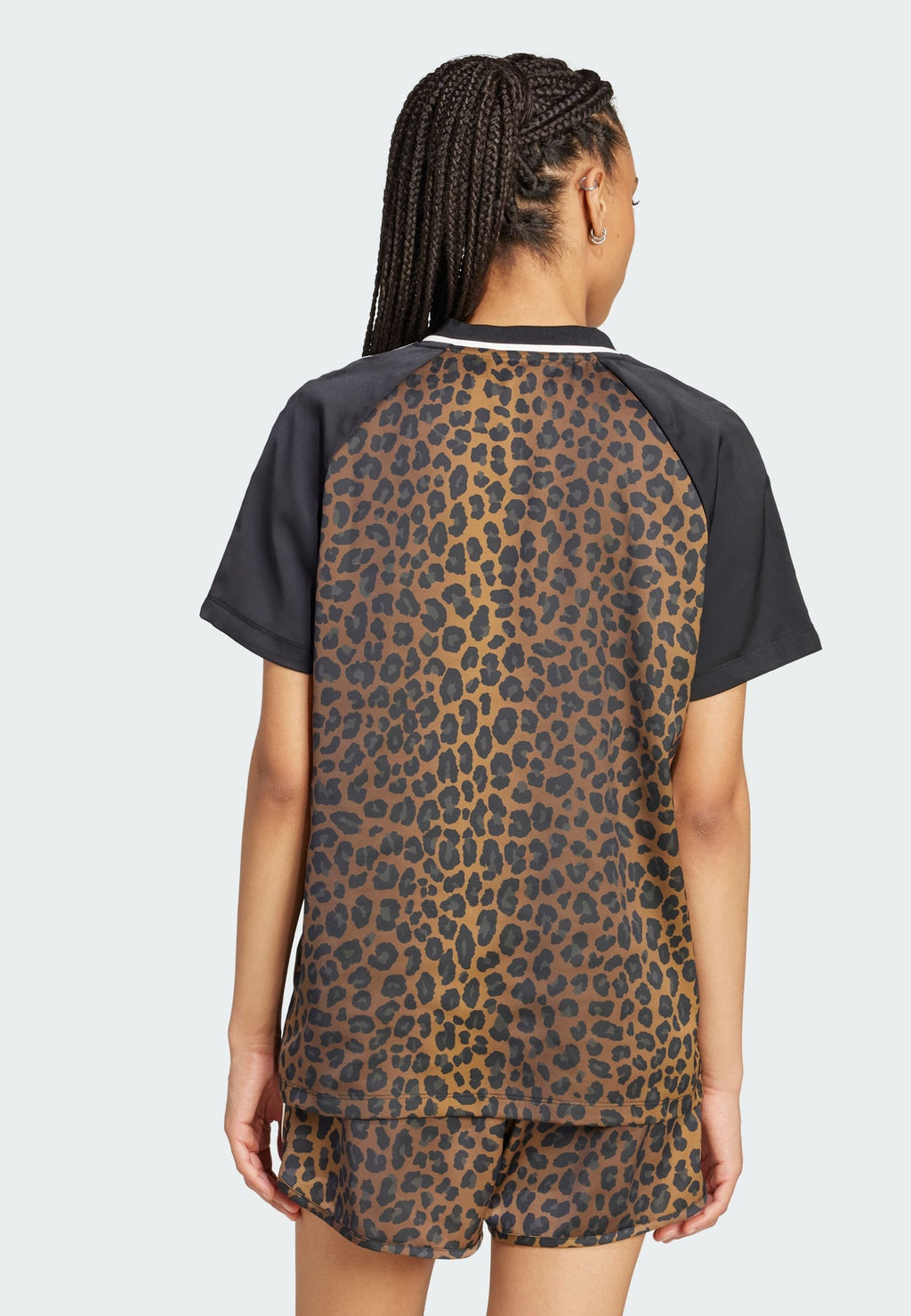 LEO PRINT SATIN - Print T-shirt - multicolor bronze strata