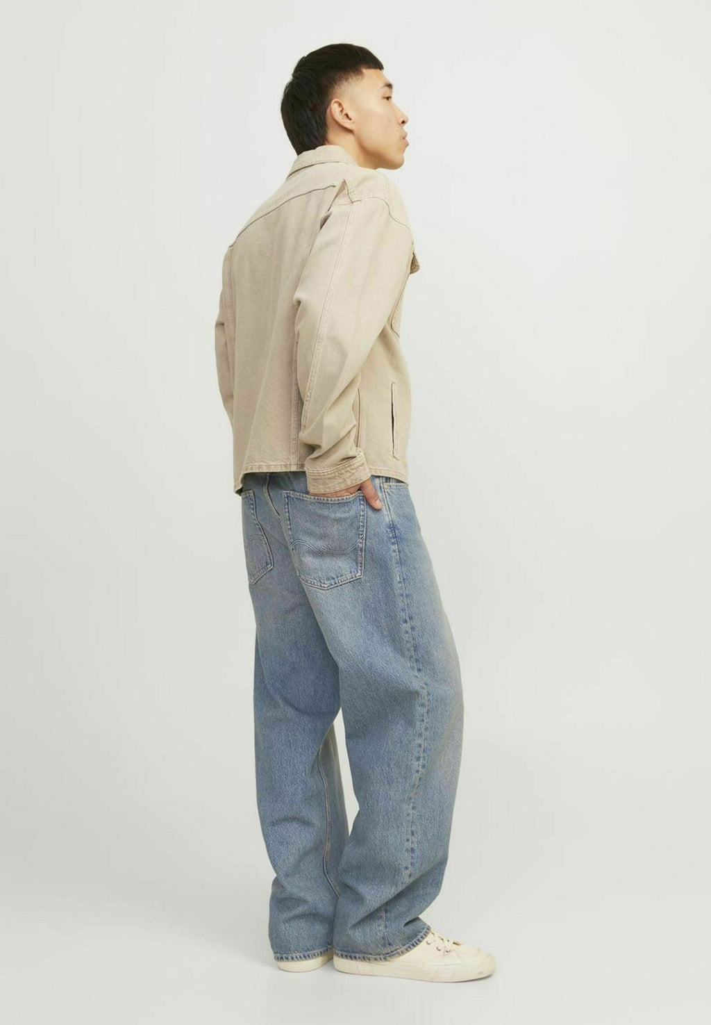 gy fit JJIALEX JJORIGINAL SBD 308 NOOS - Baggy Jeans - blue denim
