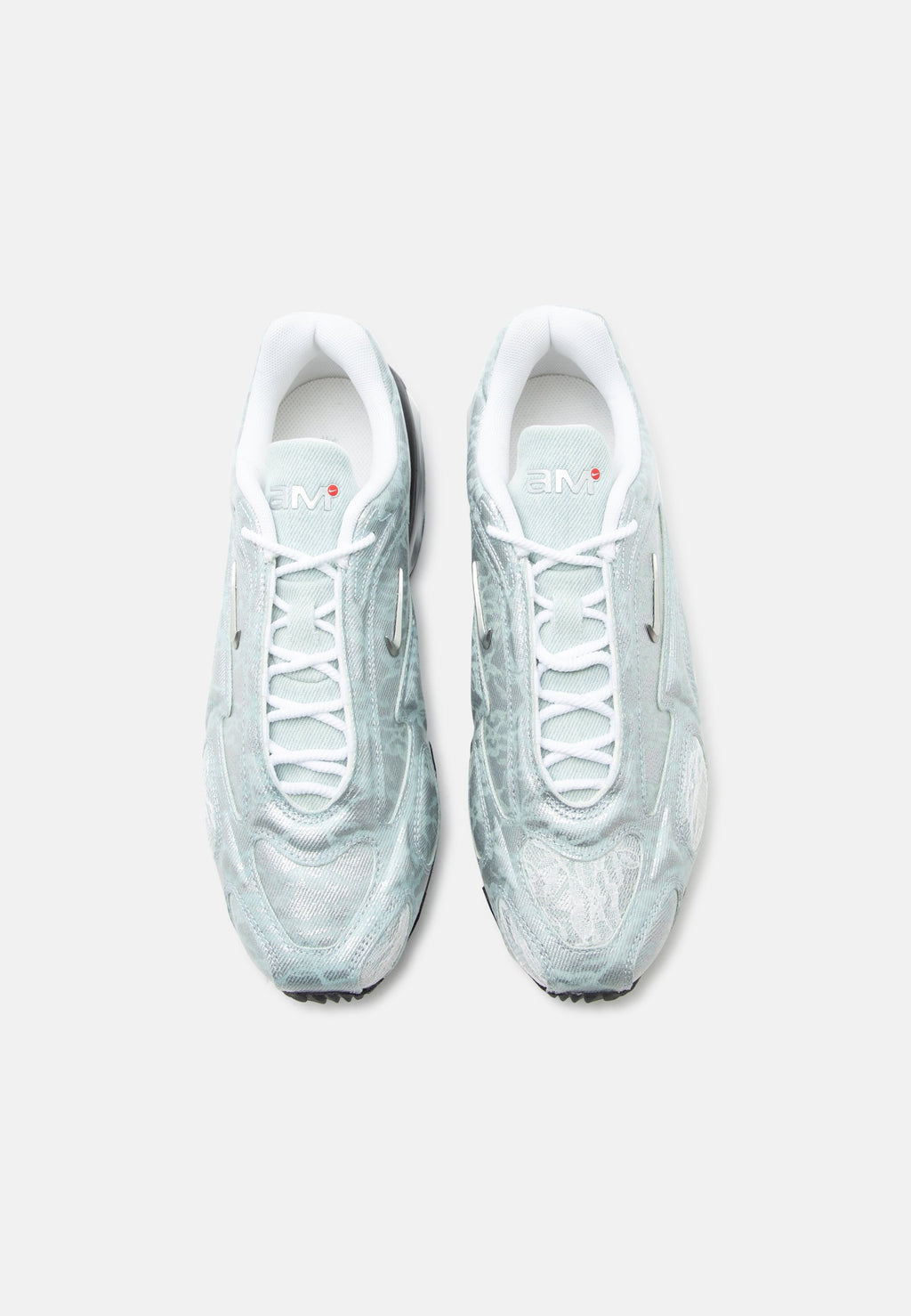 AIR MAX MUSE - Baskets - blanc/argenté métallisé/noir