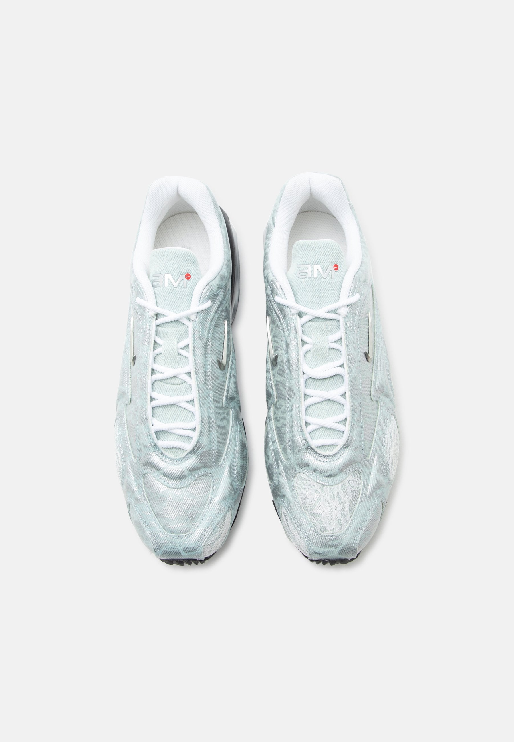 AIR MAX MUSE - Baskets - blanc/argenté métallisé/noir