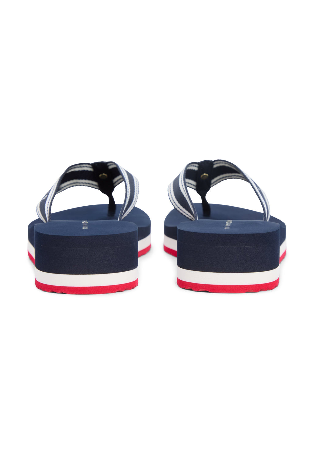 FLAG PRINT SUMMER - T-bar sandals - blue