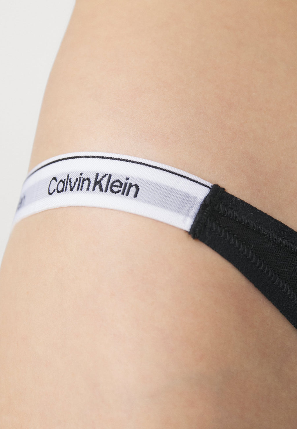DIPPED STRING THONG ICON LOGO - Thong - black