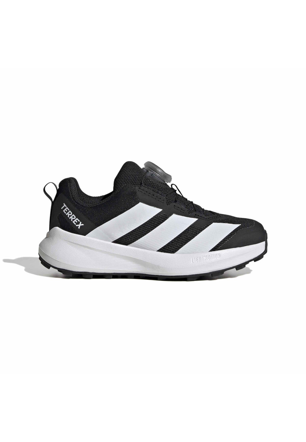 AGRAVIC UNISEX - Trail running shoes - core black/ftwr white/semi impact orange