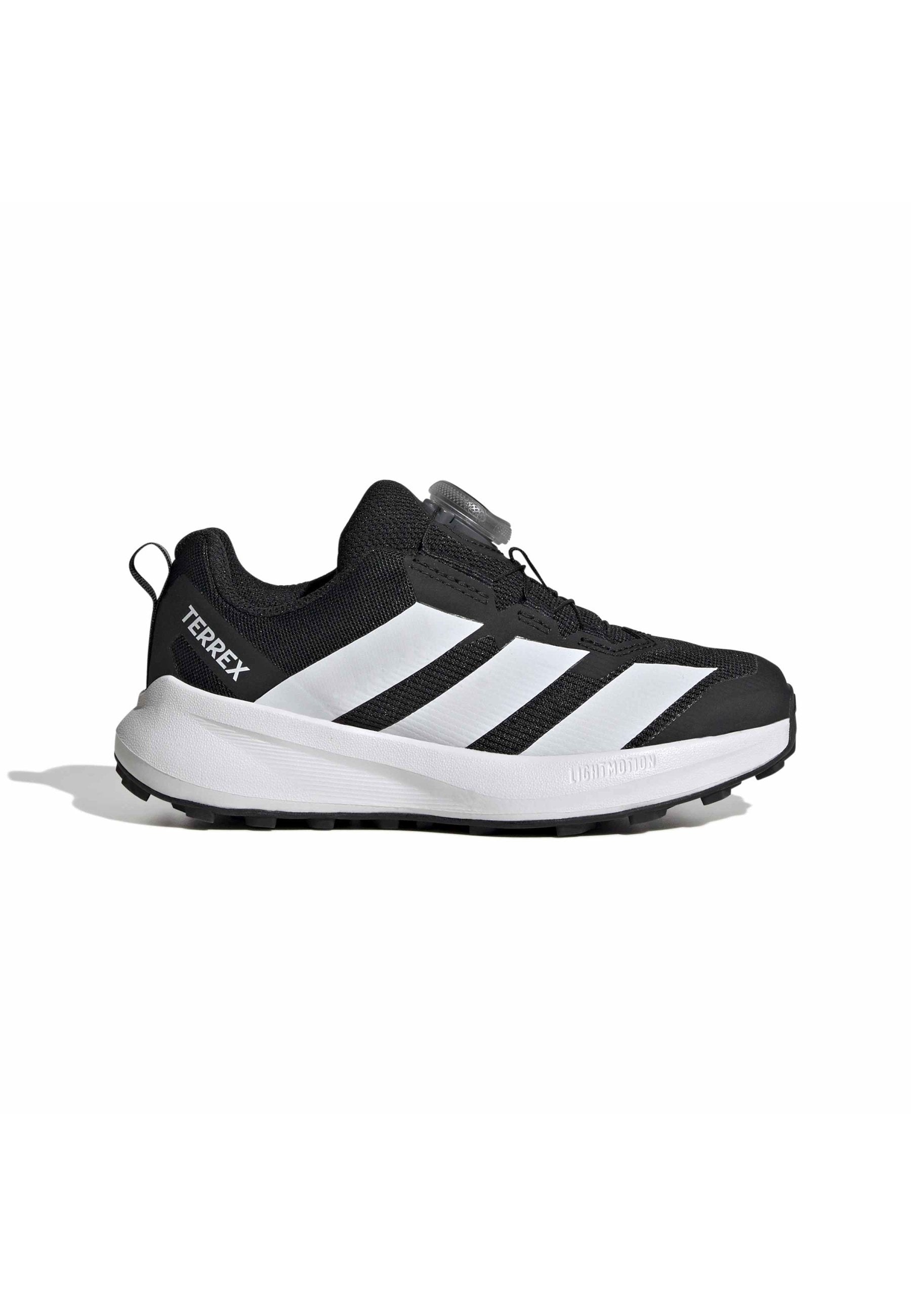 AGRAVIC UNISEX - Trail running shoes - core black/ftwr white/semi impact orange
