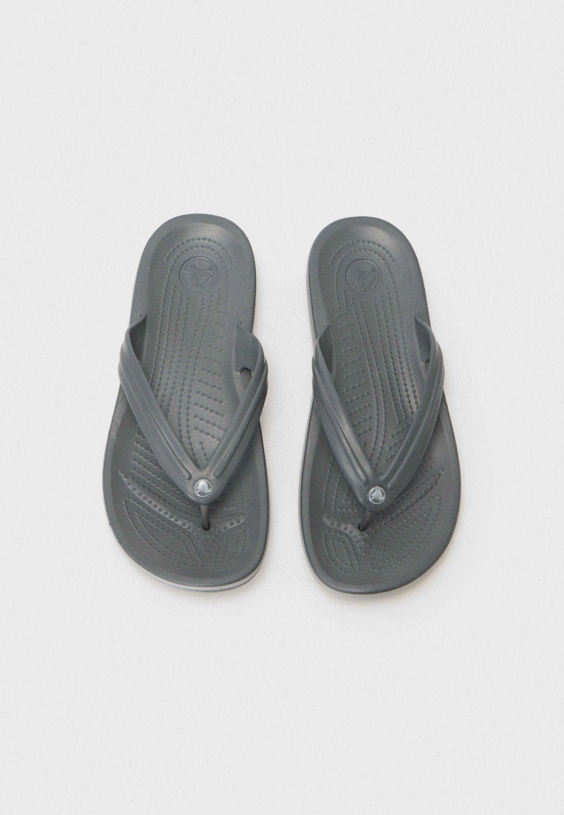CROCBAND UNISEX - T-bar sandals - slate grey/smoke