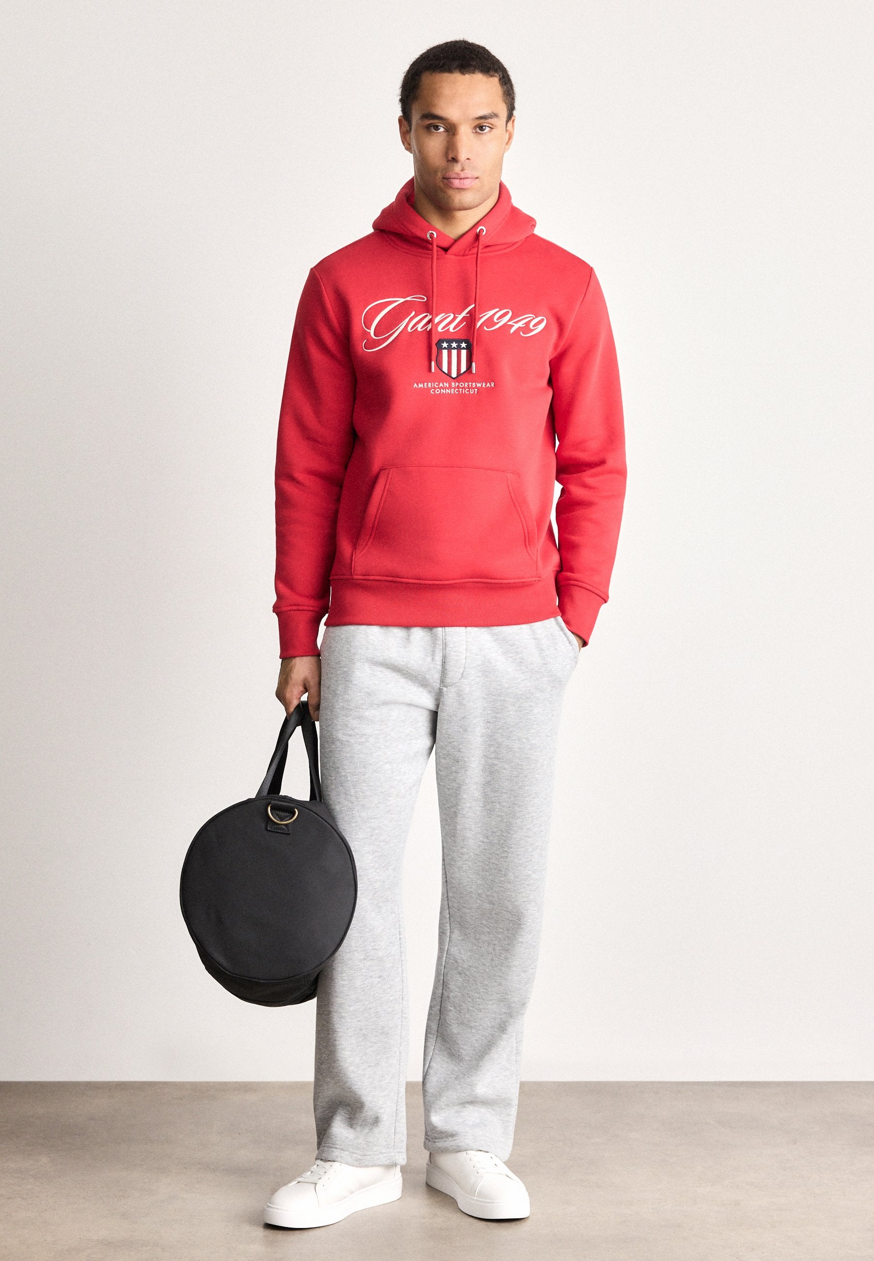 GRAPHIC HOODIE - Hoodie - ruby red