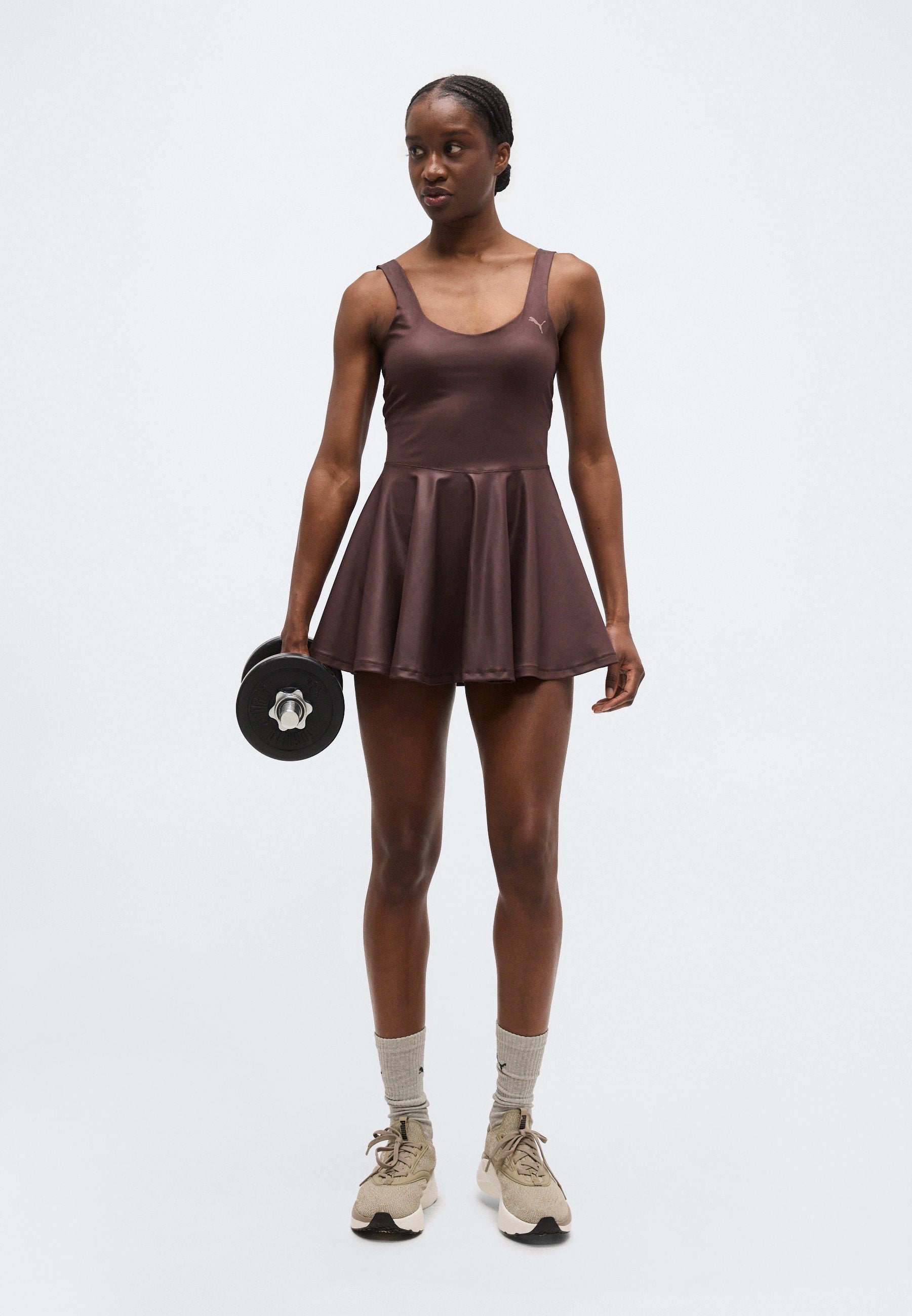 SUNDAY BLISS TRAINING DRESS - Sports dress - chocolate brown