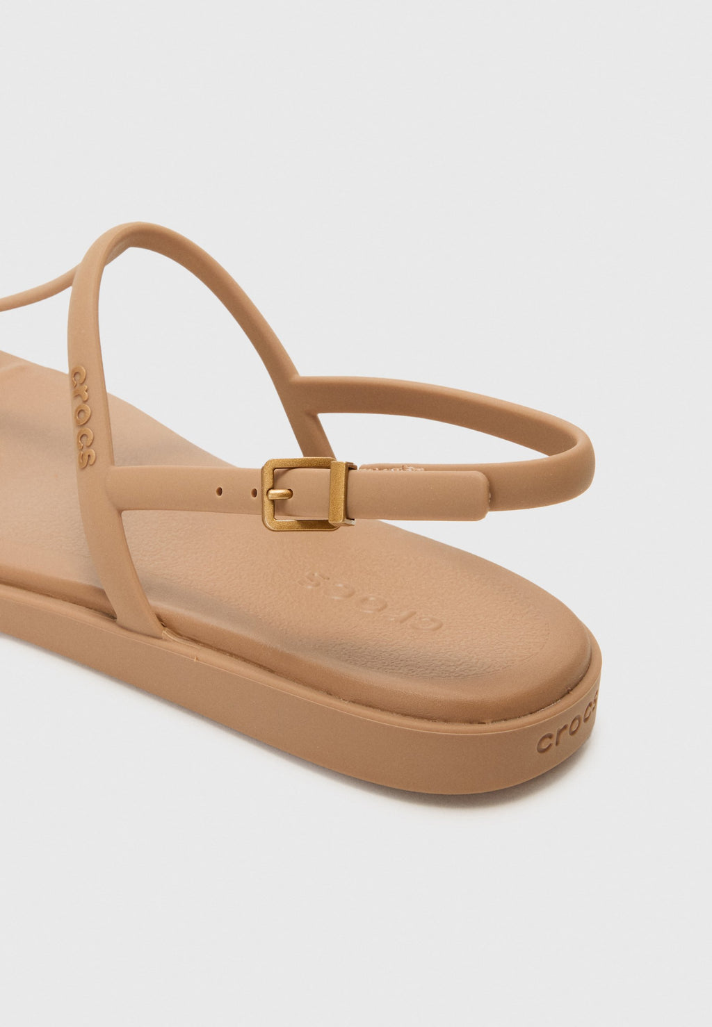 MIAMI - T-bar sandals - milk chocolate