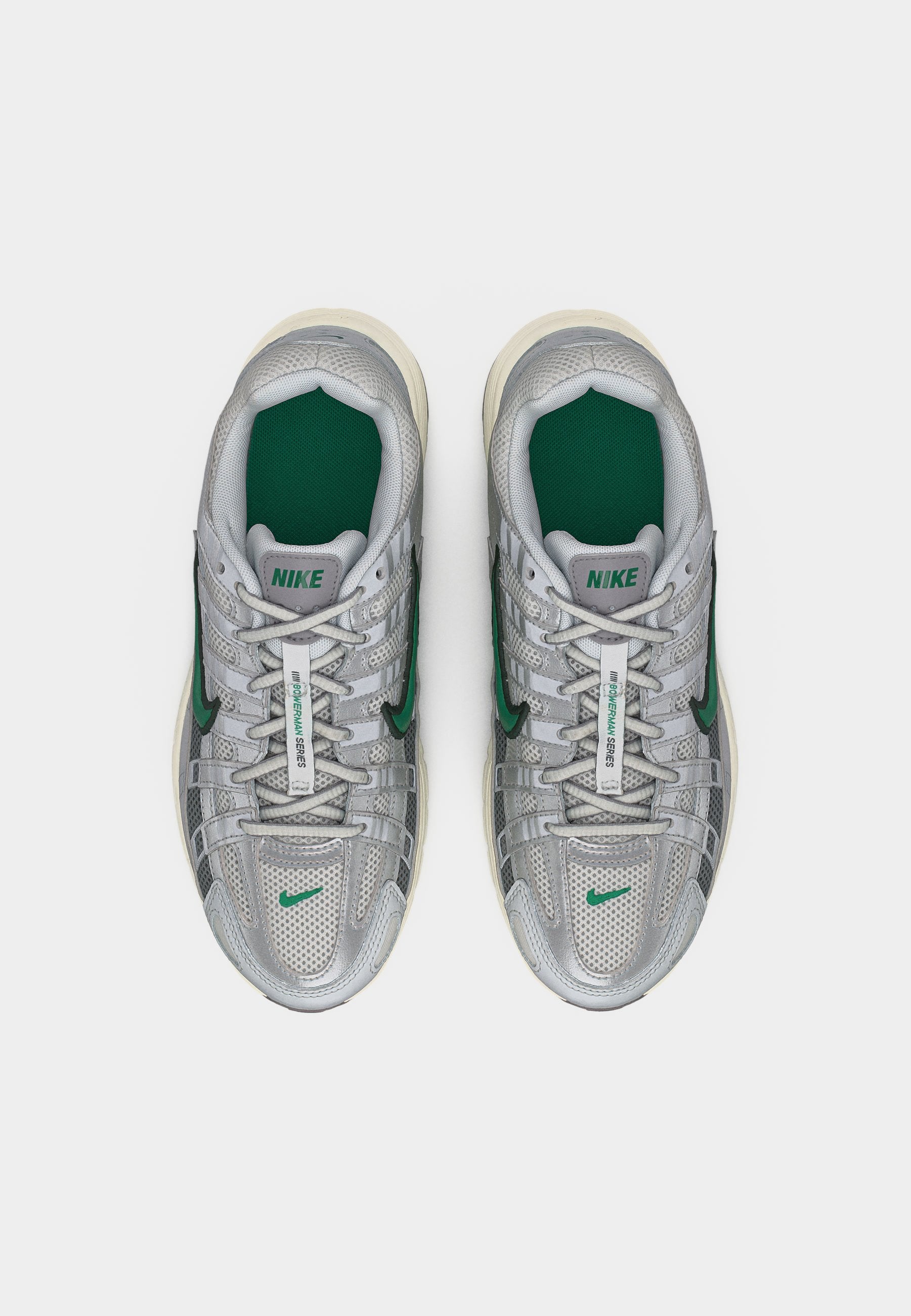 P 6000 UNISEX - Trainers - grey fog/malachite/metallic silver-coloured/sail/pencil point