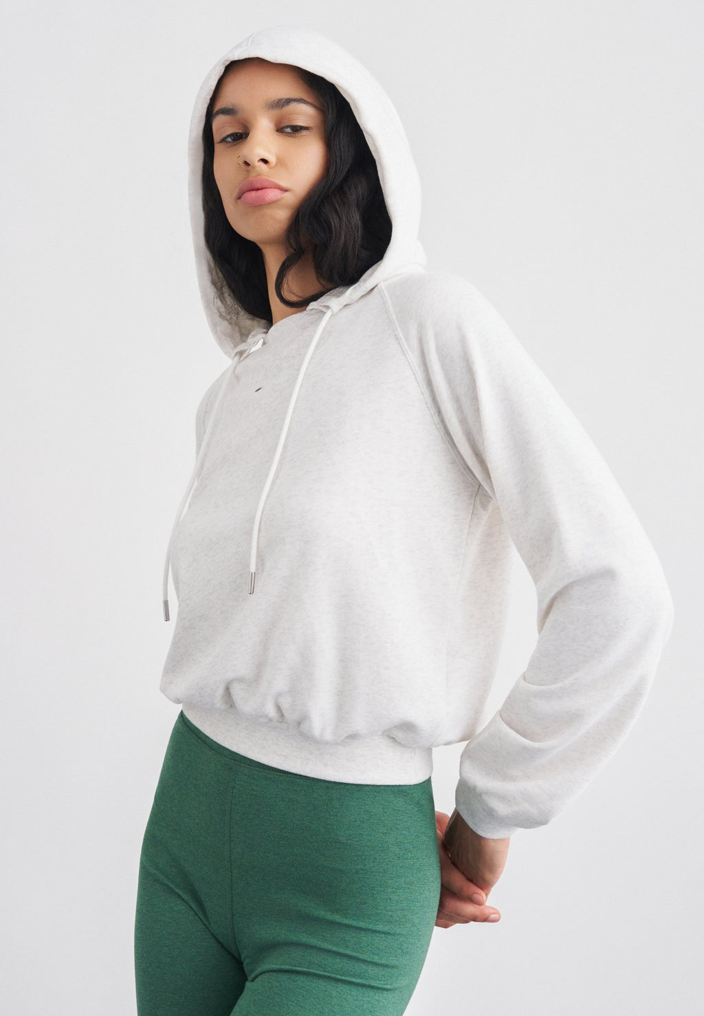 CHILL HOODY - Sweat à capuche - bruyère bouleau/blanc/noir