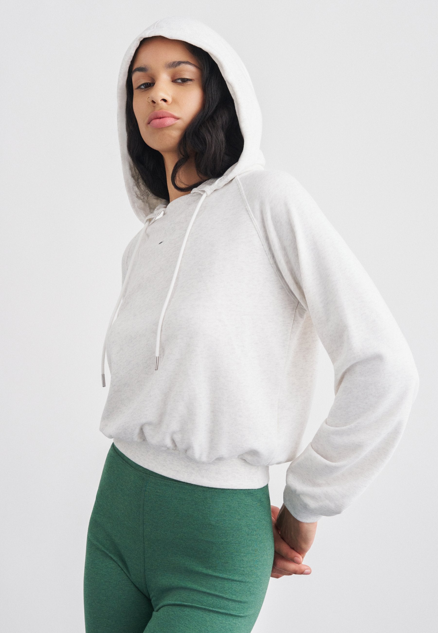 CHILL HOODY - Sweat à capuche - bruyère bouleau/blanc/noir