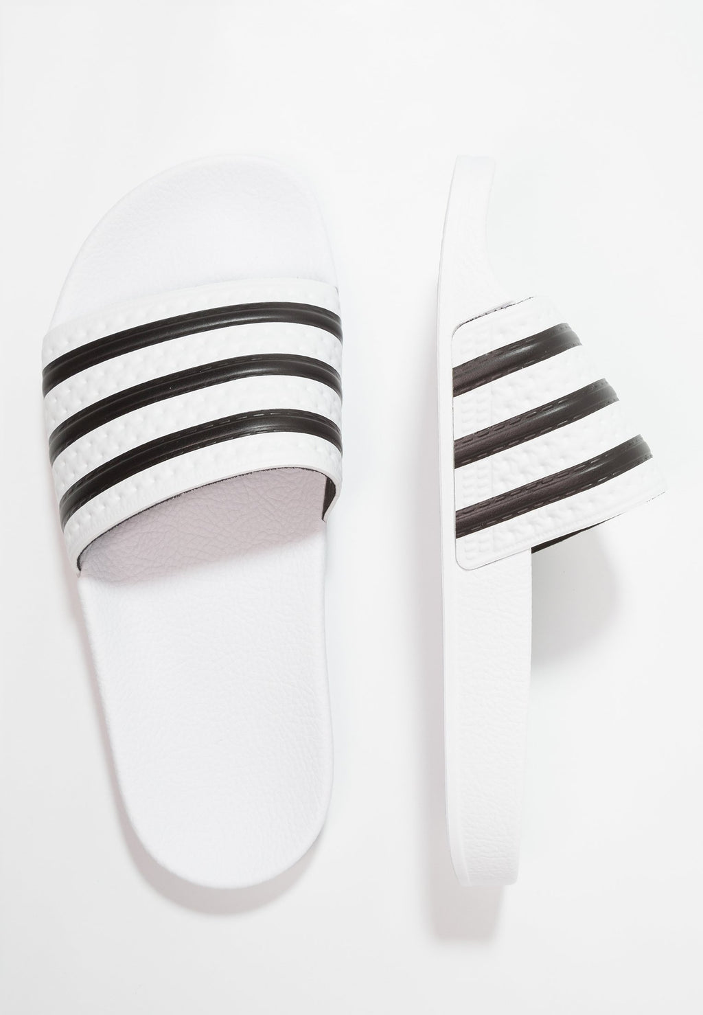 ADILETTE - Pool slides - white/black