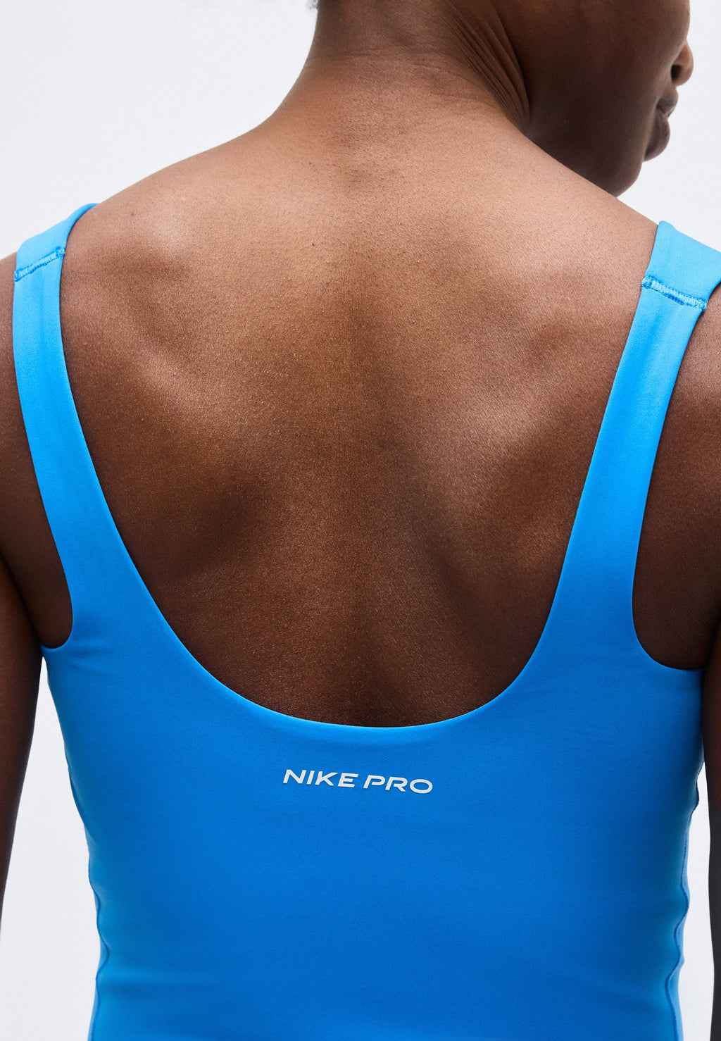 SCULPT BRA TANK - توب - أزرق فوتو فاتح/أبيض