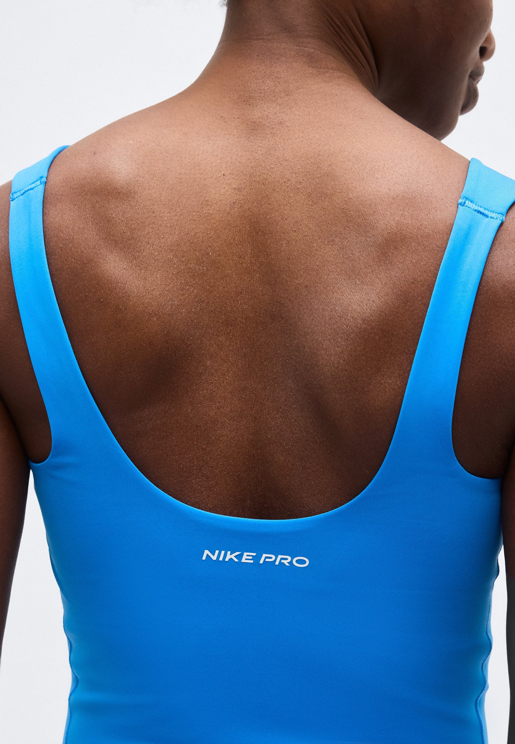 SCULPT BRA TANK - توب - أزرق فوتو فاتح/أبيض