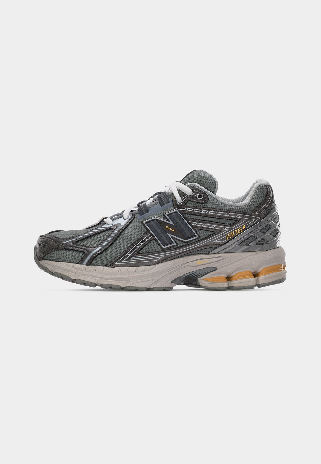 1906 UNISEX - Trainers - dark silver-coloured metallic/white