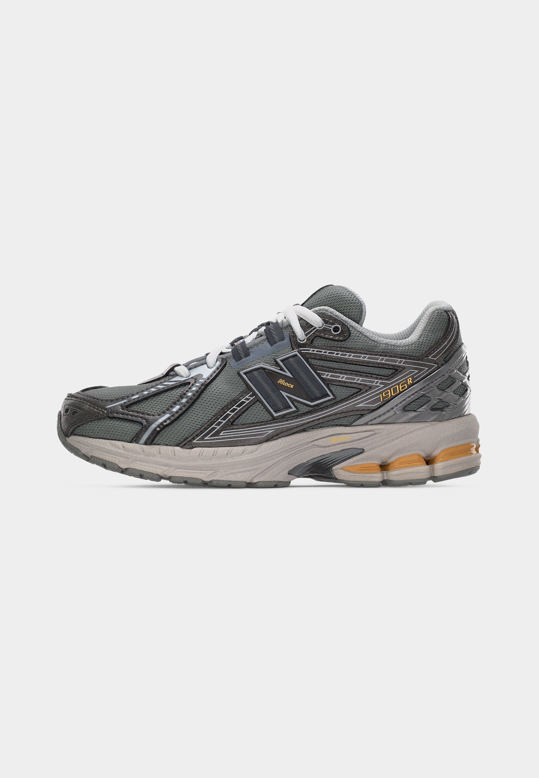 1906 UNISEX - Trainers - dark silver-coloured metallic/white