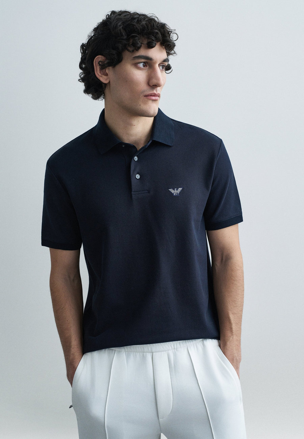 Polo shirt - blue navy