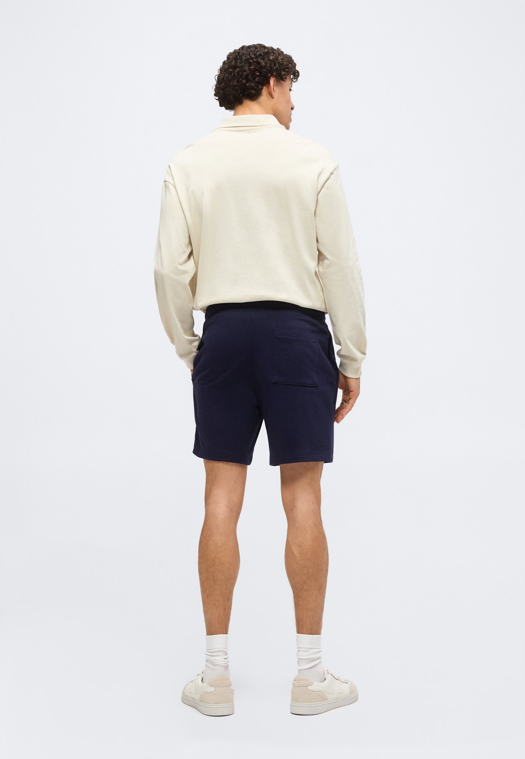 LOGO - Tracksuit bottoms - navy