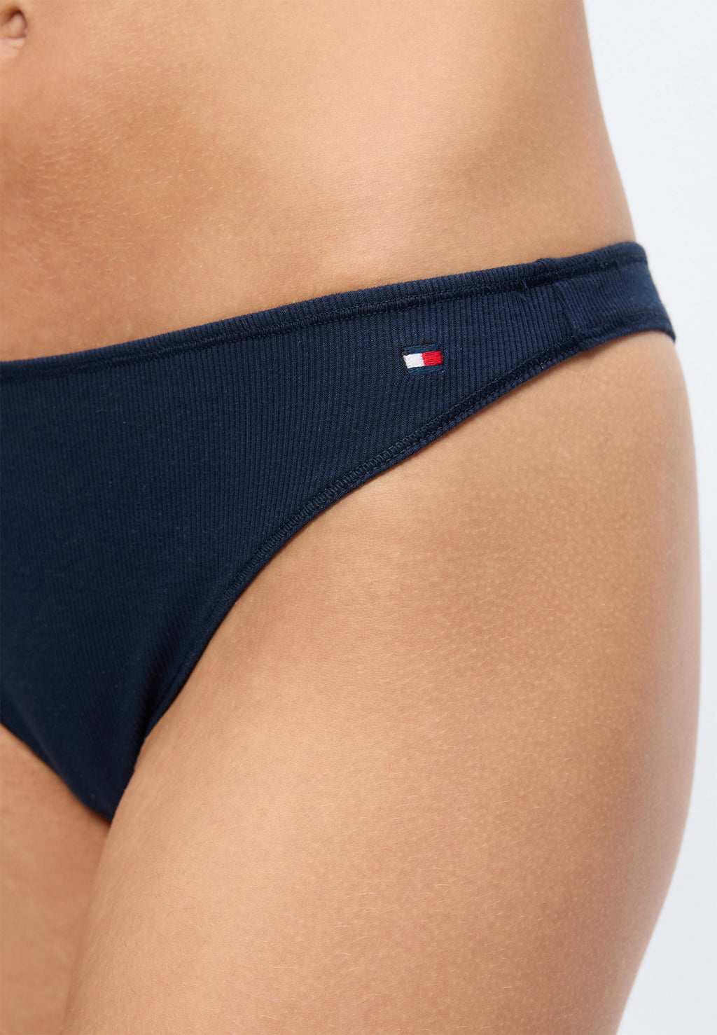 3'LÜ PAKET HILFIGER BAYRAK DETAYLI BEL İPLİ SÜTYEN - Tanga - ateş kırmızısı/beyaz/lacivert