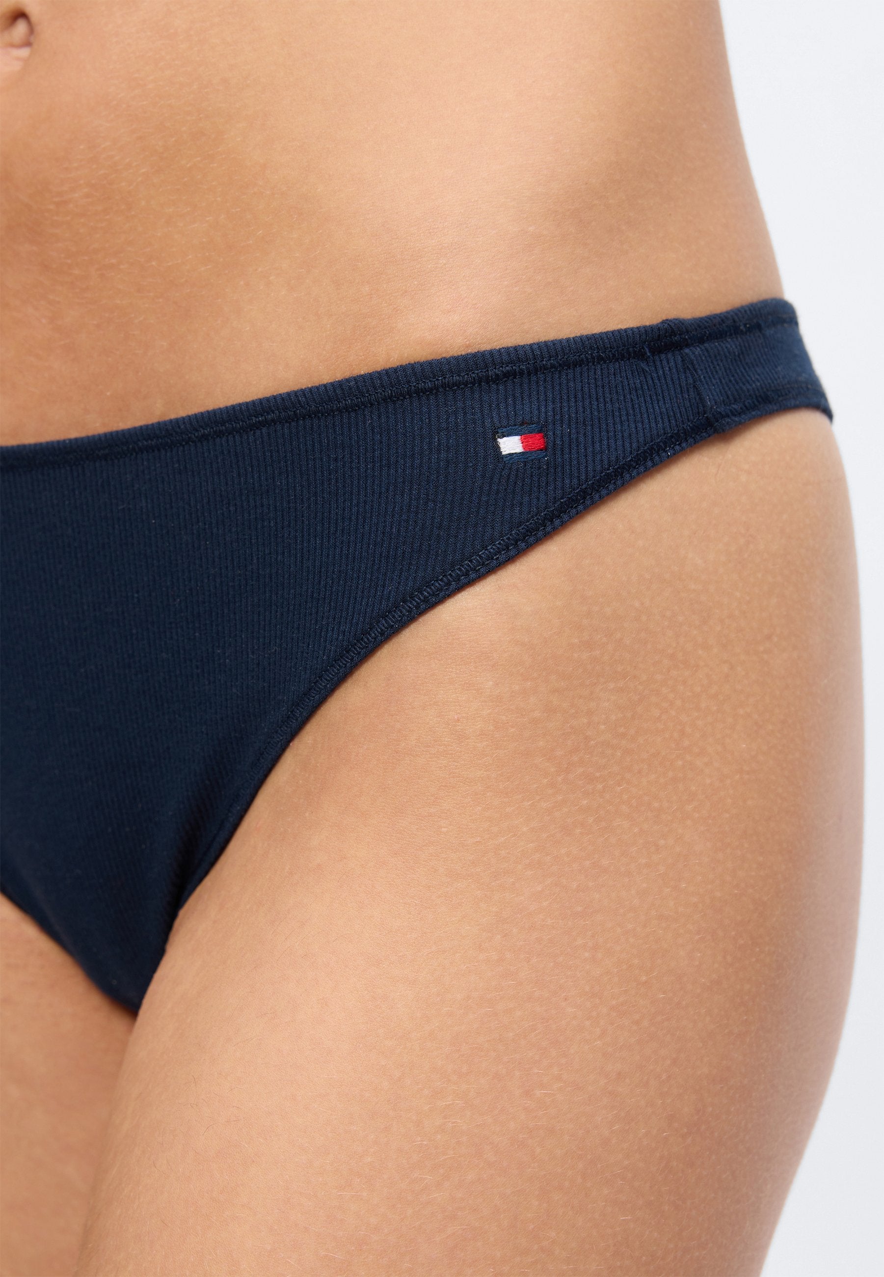 3'LÜ PAKET HILFIGER BAYRAK DETAYLI BEL İPLİ SÜTYEN - Tanga - ateş kırmızısı/beyaz/lacivert