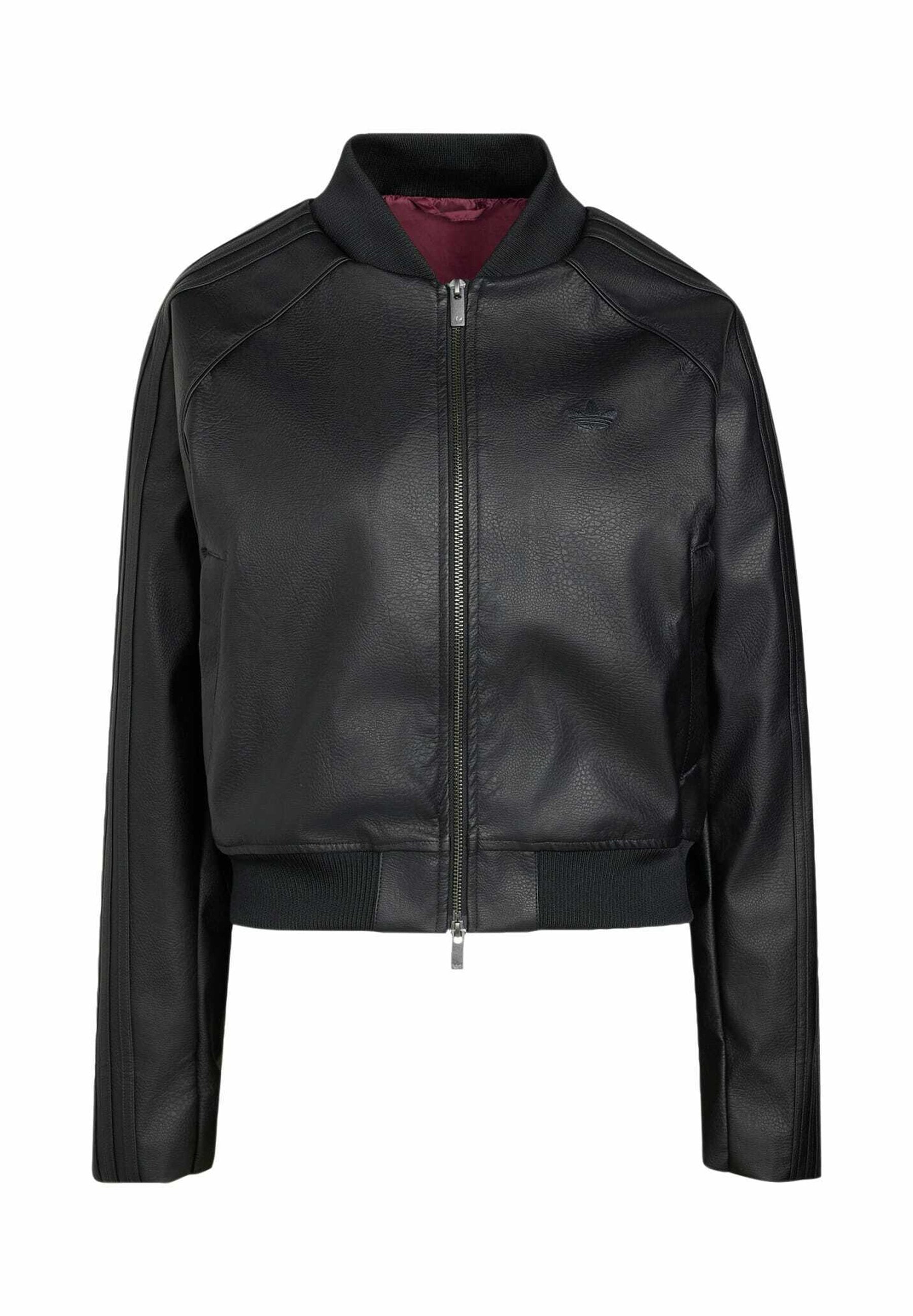 Blouson aviateur - noir   bordeaux