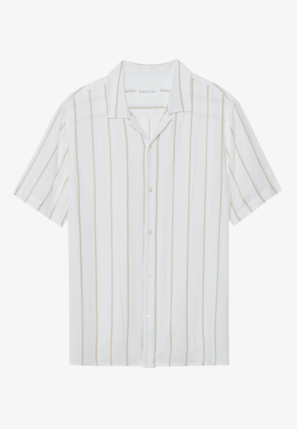 VISCOSE 2 PACK - Shirt - beige/black