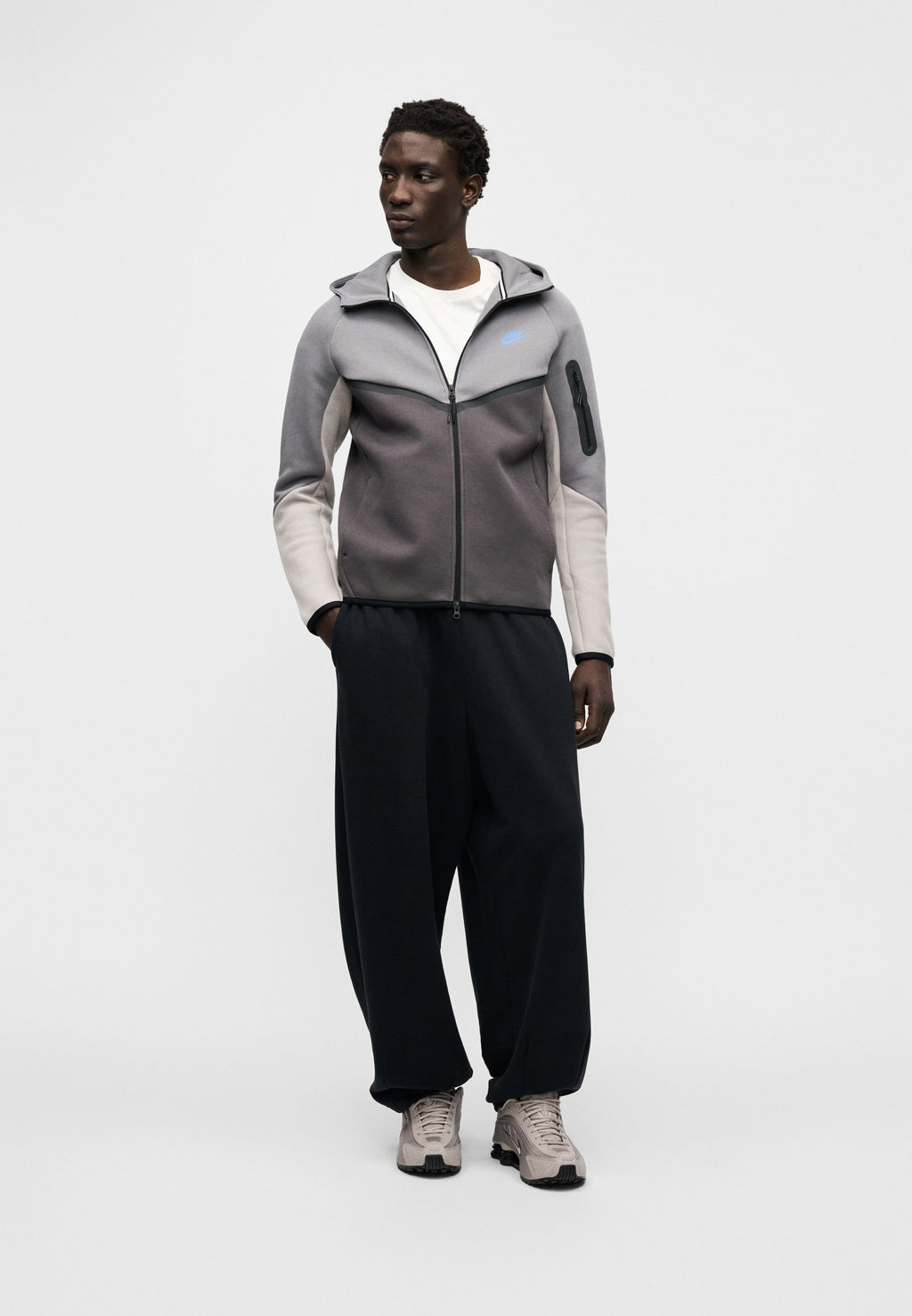 Polaire - gris crayon/gris moyen/gris université/saphir