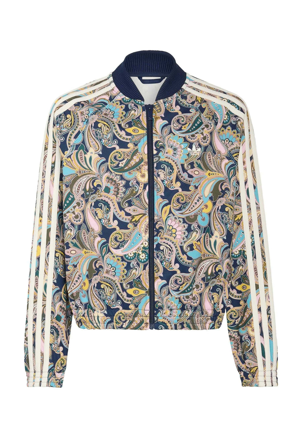 HAUT DE SURVÊTEMENT COURT ADIDAS ORIGINALS SST LOOSE PAISLEY - Blouson aviateur - multicolore night indigo