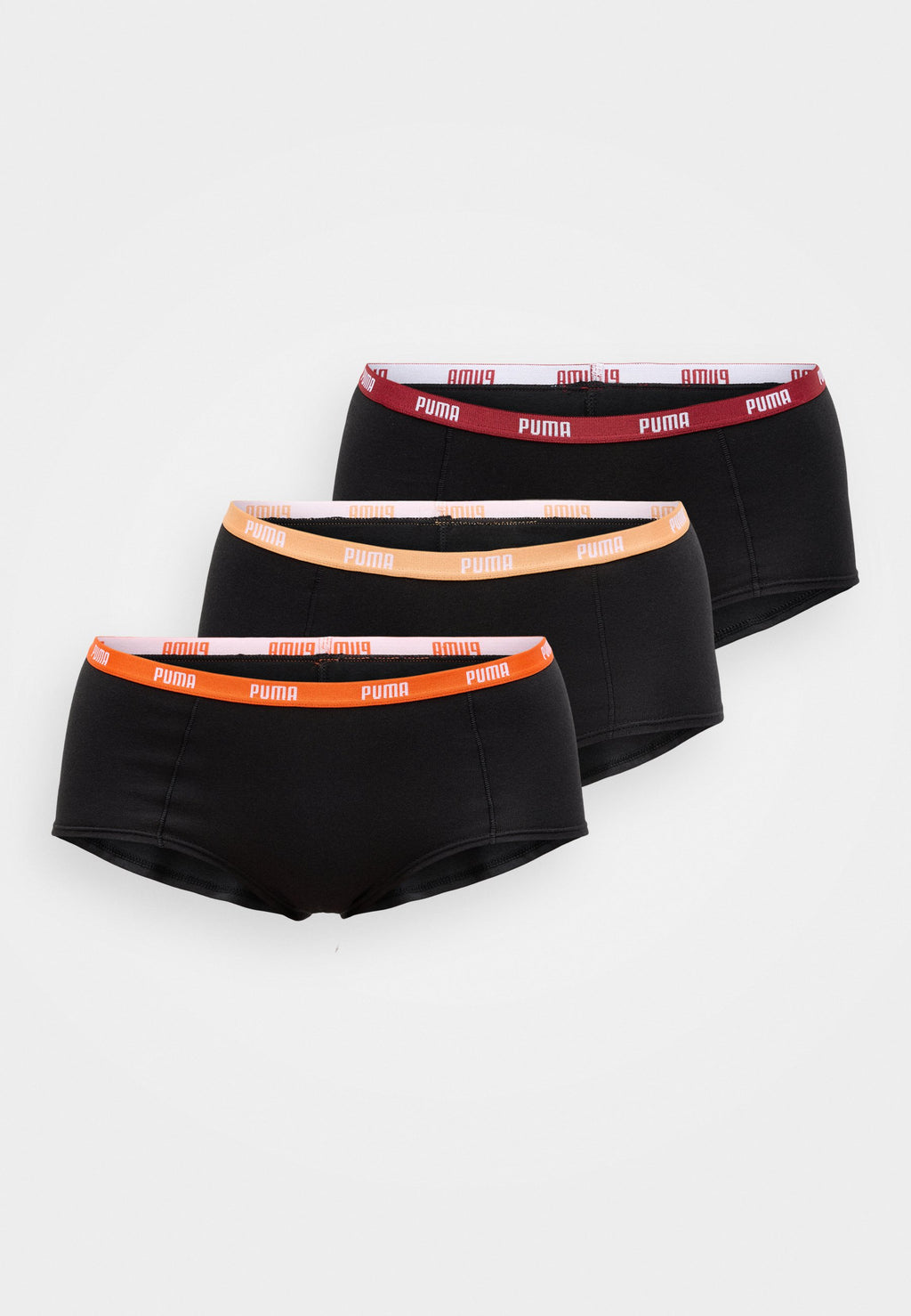 MINI SHORT 3 PACK - Hipsters - black/red