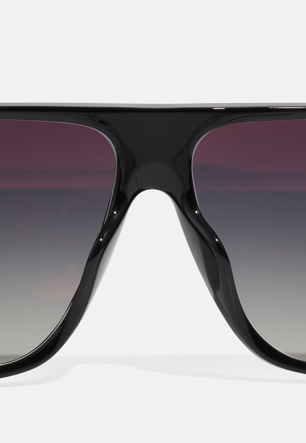 UNISEX - Sunglasses - shiny black/green mirror