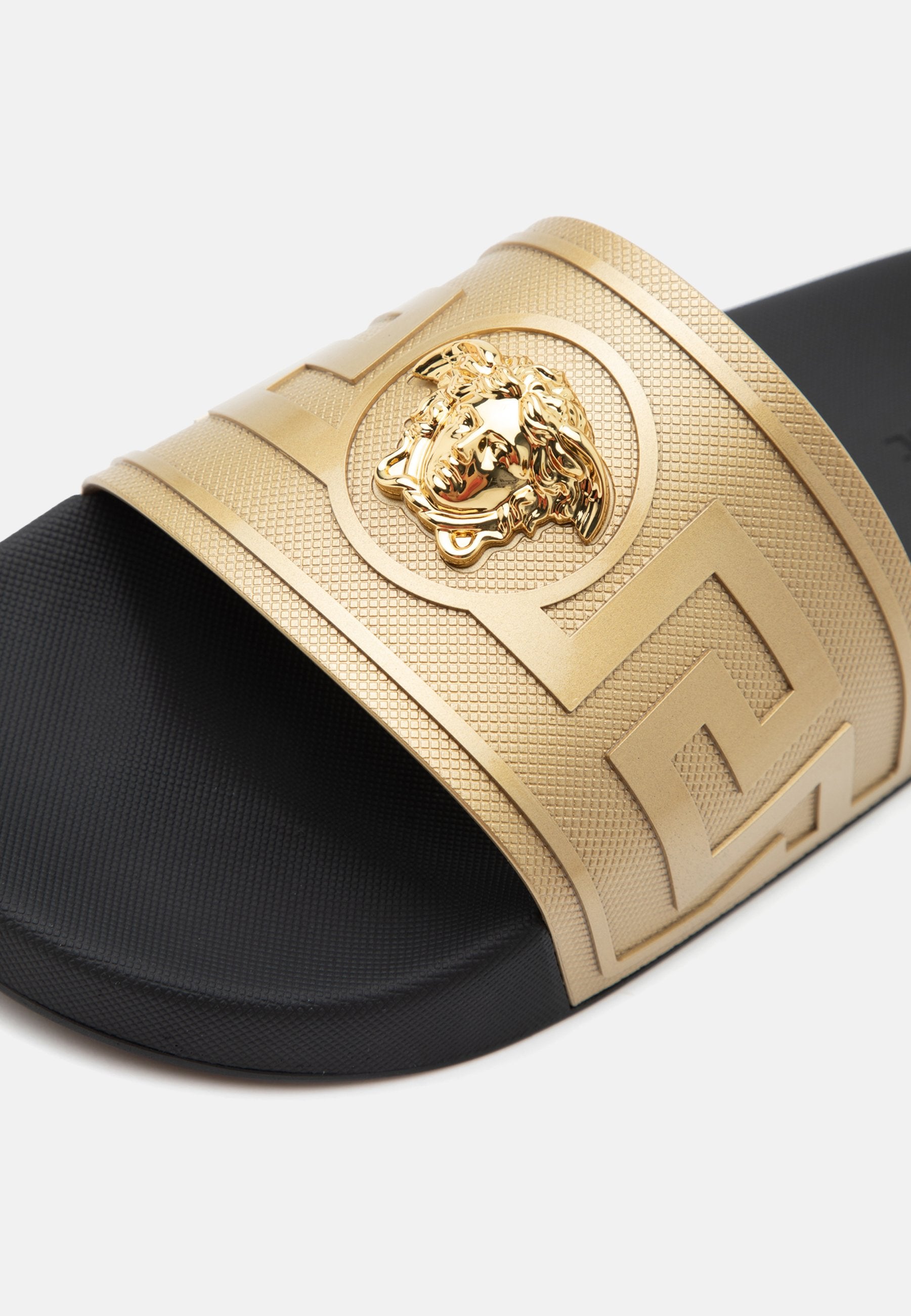 SLIDES - Mules - gold-coloured