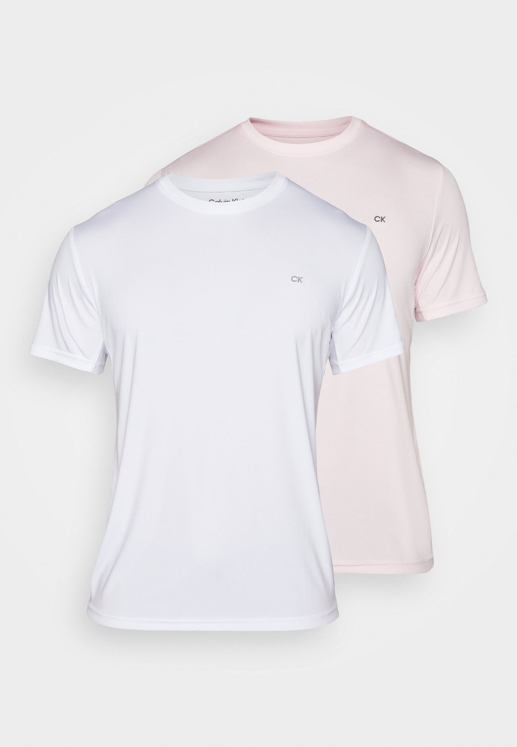 TEE CLASSIC 2 PACK - Sports T-shirt - white/babypink