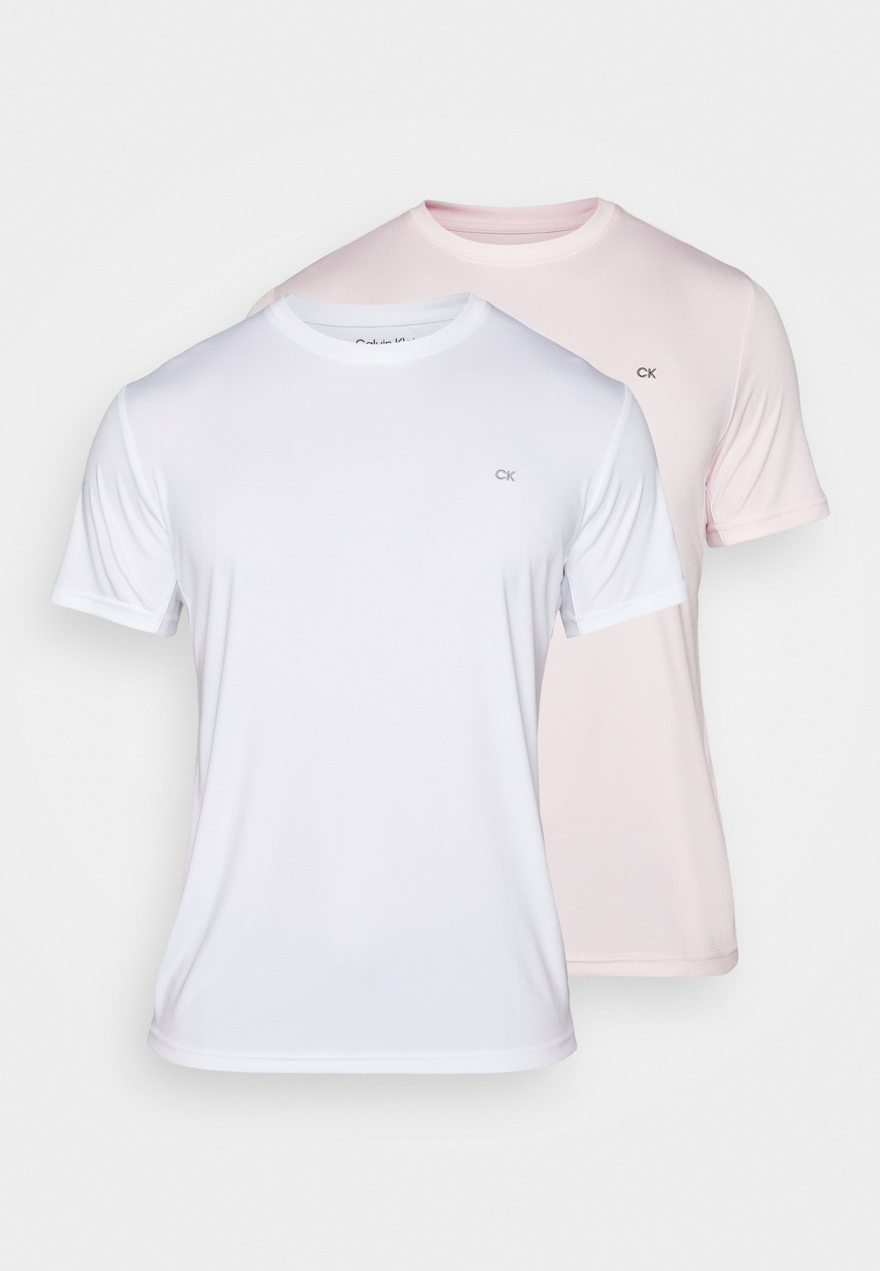 TEE CLASSIC 2 PACK - Sports T-shirt - white/babypink
