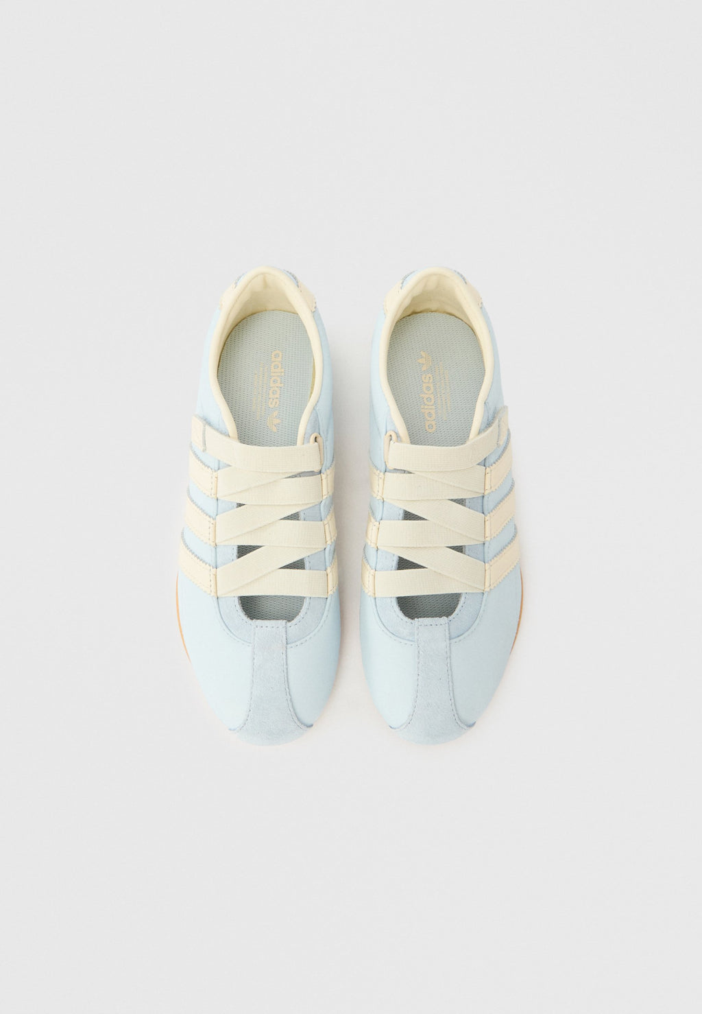 TOKYO MARY JANE BALLERINA - Trainers - crystal sky/cream white/gold-coloured