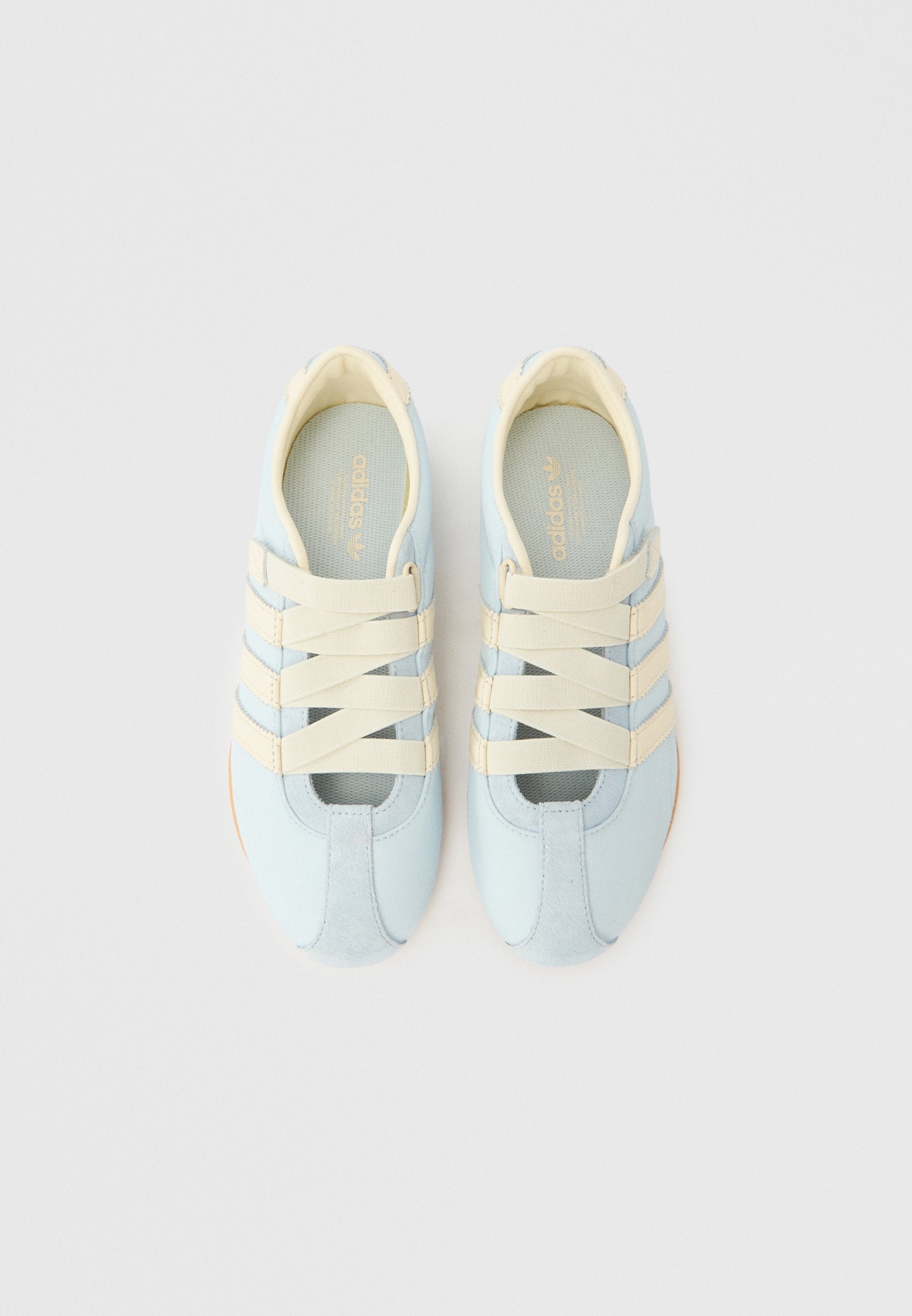 TOKYO MARY JANE BALLERINA - Trainers - crystal sky/cream white/gold-coloured