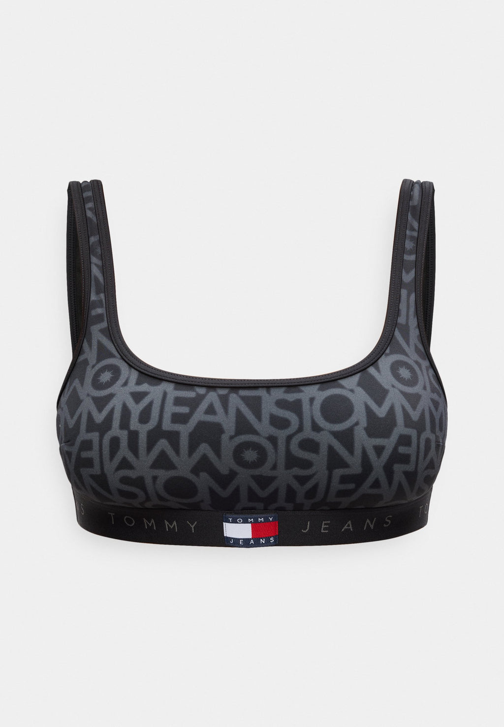 HERITAGE BRALETTE PRINT - Bikini top - black