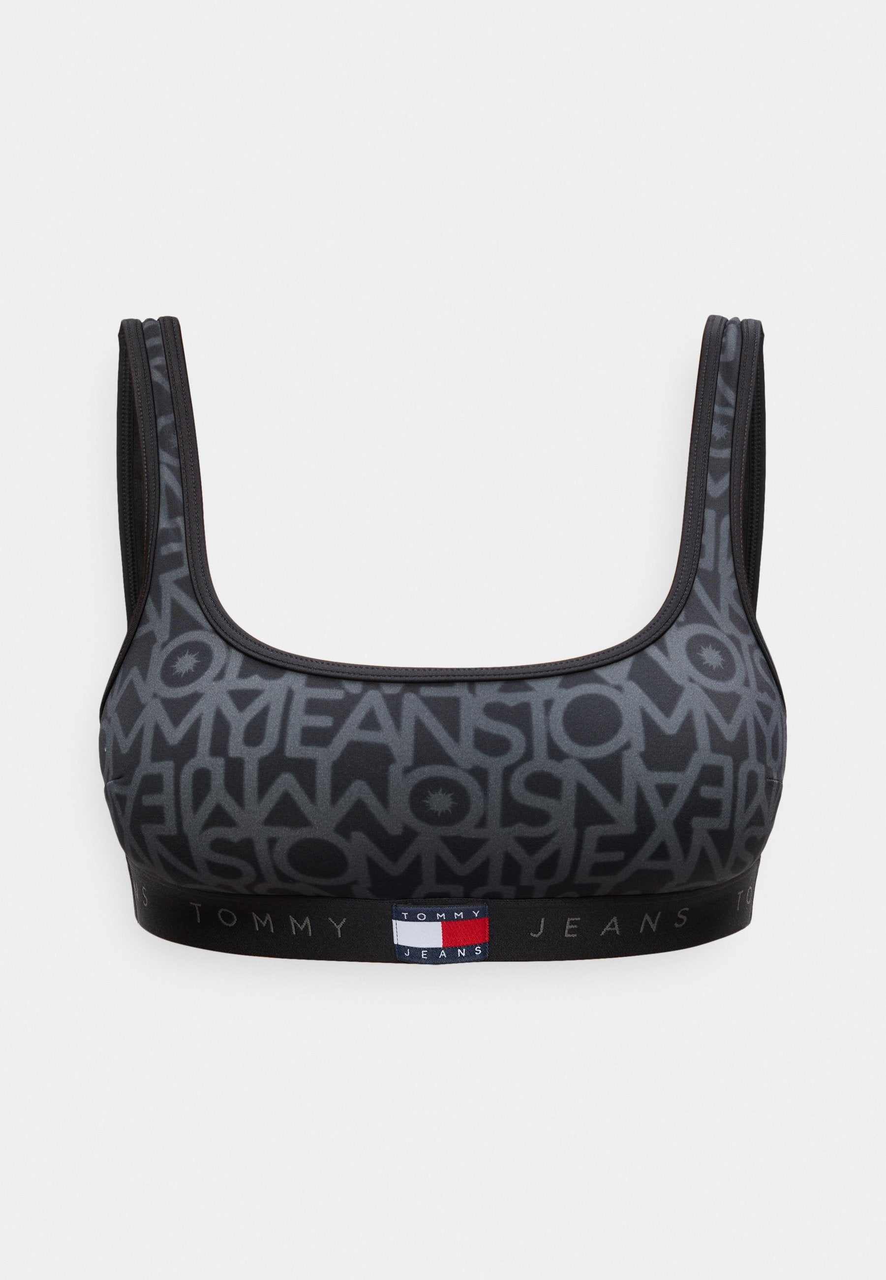 HERITAGE BRALETTE PRINT - Bikini top - black