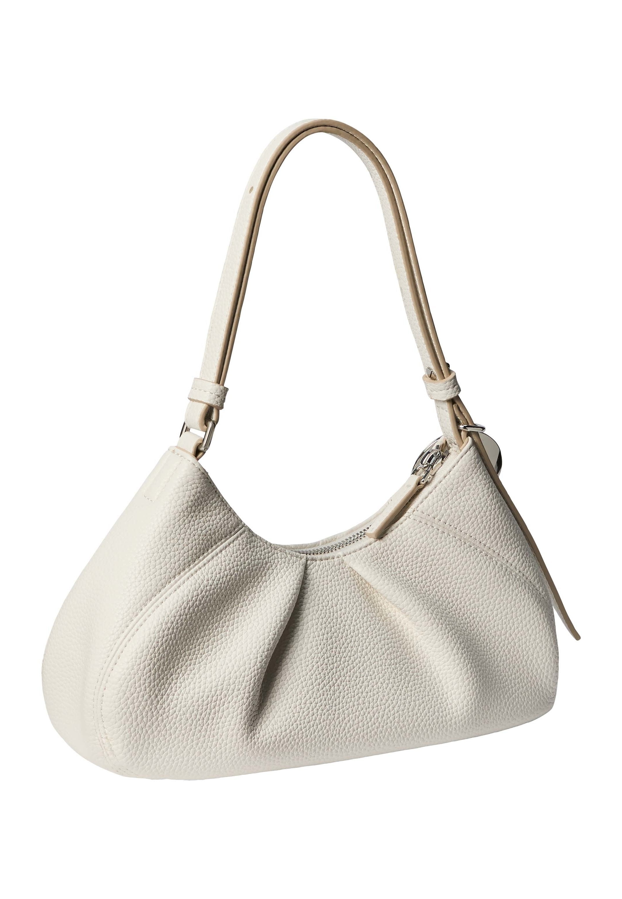 ENGRAVED - Handbag - white alyssum