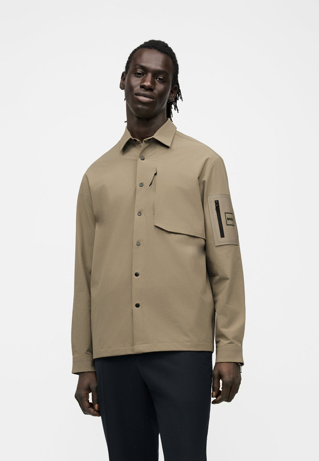 GLOBE HEXA - Summer jacket - taupe